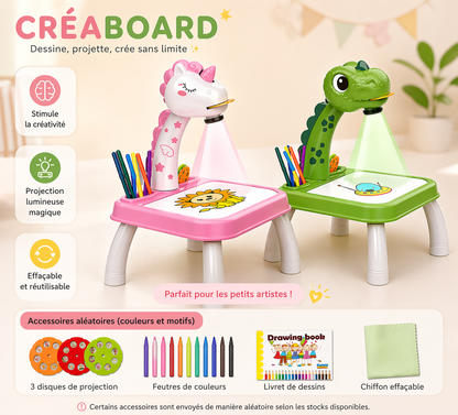 CréaBoard Dino & Licorne