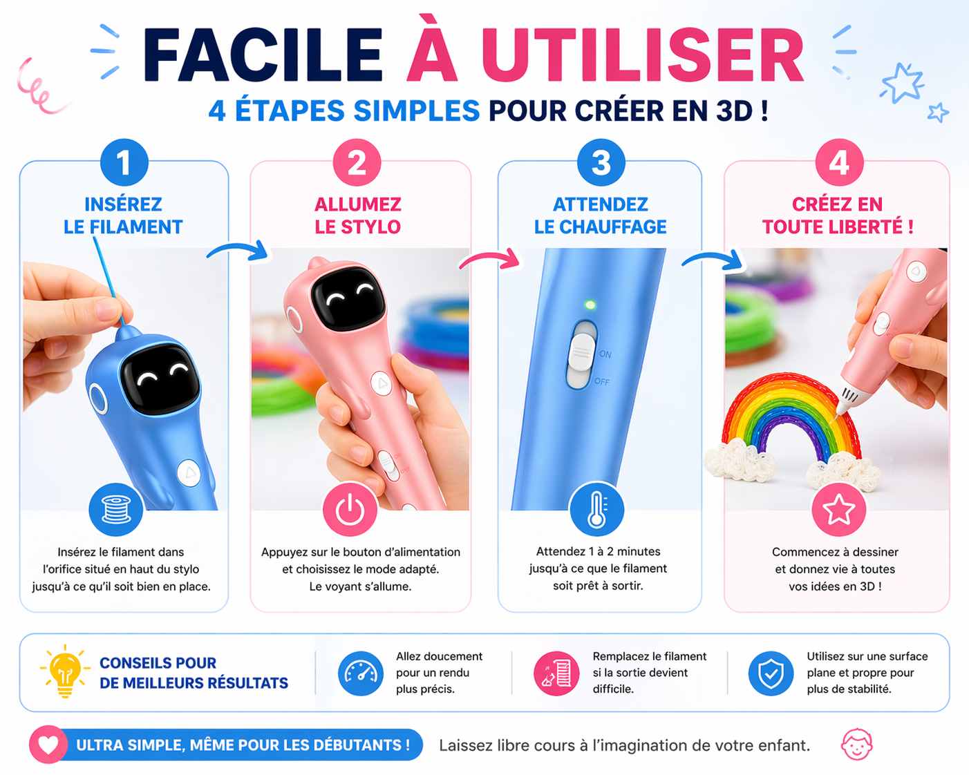 Stylo Créatif 3D