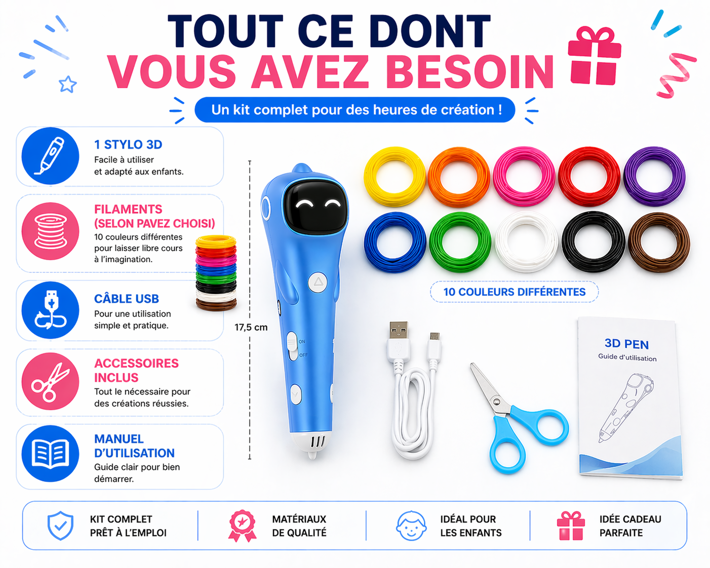Stylo Créatif 3D