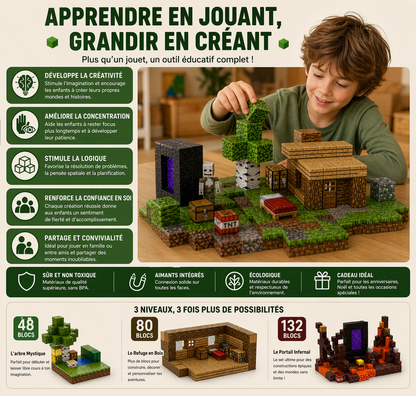 CubeCraft – Monde Magnétique Créatif