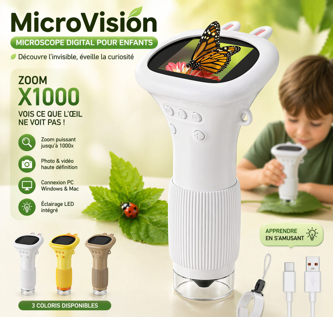 MicroVision - Microscope Numérique